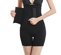 QTANZIQI Shapewear for Women High Waisted Body Shaping Shorts Sexier Adjustable Smoothing (Color : Black, Size : XXXXL)