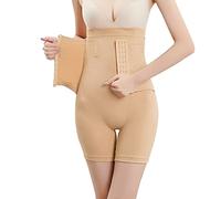 QTANZIQI Shapewear for Women High Waisted Body Shaping Shorts Sexier Adjustable Smoothing (Color : Black, Size : XXXXL)