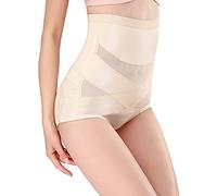 QTANZIQI Shapewear for Women High Waisted Body Shaping Undressing at The Back (Color : Brown, Size : L)