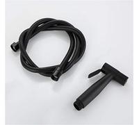 QTANZIQI Spruzzatore di Toilette Bidet Nero igienico Doccia Toccata Bidet colorsss in Acciaio Bagno Doccia a Mano per la Parete Montato di Pulizia anale Culo Bidet Nero d Nero