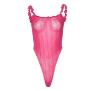 QTANZIQI Summer Fashion Women's Suspenders Slim Bodysuits Backless See-Through Jumpsuit Y2K Elegant Bottoming Clothes Bodycon Tops