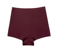 QTANZIQI Women's Mid Waist Panties Shapewear Ice Silk Panties Seamless Women's Hip Lifting Shapewear-Black,XL