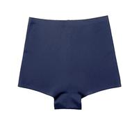 QTANZIQI Women's Mid Waist Panties Shapewear Ice Silk Panties Seamless Women's Hip Lifting Shapewear-Black,XL