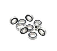 QTAZMJPB S6800-2RS Cuscinetto in acciaio inossidabile 10 * 19 * 5 mm (1 PC) ABEC-7 6800 RS mozzo anteriore posteriore ruota cuscinetti a sfere in ceramica