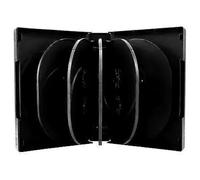 QTECX | Custodie singole Slim CD PP 4MM Morbide Nero 100 Pz.