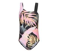 Qterdiz Costume intero da bagno per bambine, Piante tropicali 106d, 13-14 Anni