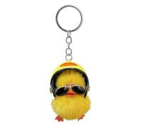 QTFYE Portachiavi con papera di peluche - Portachiavi con papera adorabile 3x5 cm | Portachiavi con papere | Ornamenti per borse portachiavi, portachiavi decorativi per uomo, accessorio per zain
