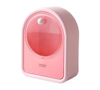 QTIP - Dispensatore di Batuffoli in cotone | Supporto QTIP per parete | Scatola trasparente per palle da parete montate per la camera da, rosa, riferimento alla descrizione,