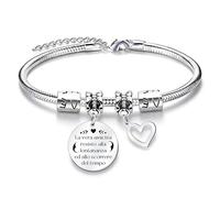 QTQTLP Regalo Amicizia Bracciale,Donna Bracciale Ispiratore Donna Ragazza per La Migliore Amica Regalo di Laurea (23)