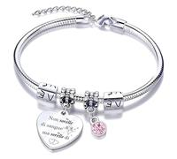 QTQTLP Regalo Amicizia Bracciale,Donna Bracciale Ispiratore Donna Ragazza per La Migliore Amica Regalo di Laurea (6)