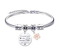 QTQTLP Regalo Amicizia Bracciale,Donna Bracciale Ispiratore Donna Ragazza per La Migliore Amica Regalo di Laurea (29)