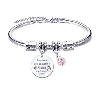QTQTLP Regalo Festa Della Mamma Regalo Bracciale Mamma Bracciale Donna Gioielli Braccialetto Madre Compleanno (6)