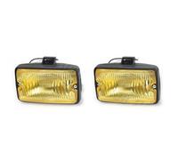QTSAVXDD fendinebbia Auto Compatibile con Peugeot per 205 per GTI per CTI Fendinebbia Anteriori Auto Fendinebbia DRL Proiettori Guida Proiettori Ricambio Accessori(Yellow Shell-2Pcs)