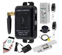 QTTYELOK WiFi Tuya Kit di Controllo Accessi Porta Sistema di Sicurezza Domestica Sblocco Remoto Senza Fili Della Porta Dell'apertura del Portone con NC Fail Safe Blocco Elettrico