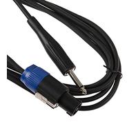 Qtx 6 m 6.3 mm Mono jack a presa SPK cavo altoparlante - nero