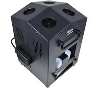 QTX Tetra Bubble Machine | Macchina professionale per bolle a 4 ruote ad alto rendimento con telecomando wireless e serbatoio da 1,2 L | Generatore di bolle portatile per feste, matrimoni, eventi e