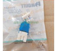 QTY:50 NEW FOR PANDUIT CJ688TGBU Giga TX Cat6 network Mini-Com Blue module