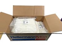 (QTY. 5000) HellermannTyton T50I9M4 Fascette Cavi 12" Plenum 50lb PA66 Naturale