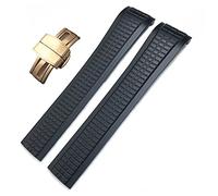 QTYQWC 21mm Colorful FluoUns in gomma fluoro di guardia per Patek 5164A 5167a Aquanaut Philippe Series Serie Butterfly Silicone Watch Strap per uomo e donna