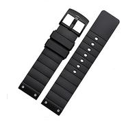 QTYQWC Accessori a banda di orologi in silicone , per W20121U2 Santos100 Silicone Watchband Sport Sports Sports Cint Men and Women Bracelet 23mm