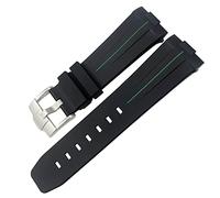 QTYQWC Cinturino in gomma per Tudor Heritage Black Bay Bronze Pelagos bracciali sportivi impermeabili 23 mm 22 mm 24 mm cinturino (colore: nero carbone, dimensioni: fibbia rosa 23 mm), 24mm Rose