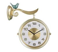 QTYQWC Decorativo da 16 Pollici a Doppio Lato Silenzioso Facile leggi Due volti Orologio per Decorazioni per Il Soggiorno Interno per Ufficio