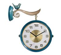 QTYQWC Decorativo da 16 Pollici a Doppio Lato Silenzioso Facile leggi Due volti Orologio per Decorazioni per Il Soggiorno Interno per Ufficio