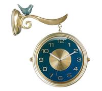 QTYQWC Decorativo da 16 Pollici a Doppio Lato Silenzioso Facile leggi Due volti Orologio per Decorazioni per Il Soggiorno Interno per Ufficio
