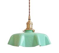 QTYQWC Fashion Cloud Design Luci a Sospensione con Latte in Vetro Riduggente retrò Ristorante sospeso lampadario Tavolo da Pranzo Regolabile, Illuminazione angolare Camera da Letto.