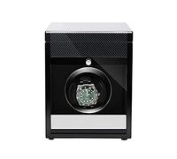 QTYQWC Guarda Winders Wood Watch Watch Case Smart Watches Winder con vincita di Orologio da Shaker Automatico a LED Light Mechanical (Vernice Red Wood Grain 3)