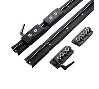 QTYQWC Guida lineare a Doppio ASSE Integrato Nero Incorporato 90mm SGR35 Slide Rail SGB35 Blocco ASSE Ottico Fotografia Traccia Macchinaria per la Lavorazione del Legno (Rail SGB35-1000mm)