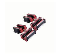 QTYQWC Guide lineari HGR20 Carriage 4 PC/Lotto HGW20CC Blocchi Slide Cuscinetti per la Guida lineare (Colore: Nero-Verde, Dimensione: HGW20CC)