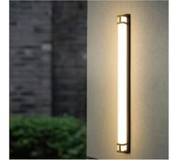 QTYQWC Lampada a Parete, lampade a LED con corridoio di entrata per la casa Compatibile remoto Illuminazione da Esterno Impermeabile in Oro Nero Dipinto di verniciatura