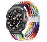 QTYQWC Per Galaxy Watch Ultra 47mm di orologeria Nylon Elastic Intrecciata Bracciale per cinturino da solista intrecciato