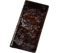 QTYQWC Portafoglio da Uomo in Rilievo Portafoglio Lungo Multi-Carta Portafoglio Personalizzato Fatto a Mano Pochette (Colore: E, Dimensioni: 18 * 9 * 1cm)