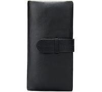 QTYQWC Portafoglio Lungo da Uomo con Cerniera Portafoglio Pochette da Uomo in Pelle di Mucca Vintage Porta Carte Mobile (Colore : B)