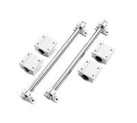 QTYQWC Terrattero Scorrevole per Cuscinetto lineare Slider Acciaio 2 PCS Set di binari dell'albero lineare +4 PCS SK16 +4pcs SCS16luu +alloggiamento da Dado per la Stampante 3D (750 mm)