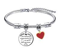 QTZXZX Amicizia Bracciale,Donna Bracciale Ispiratore Donna per La Migliore Amica di Laurea, Regalo di Compleanno,Regalo di Natale