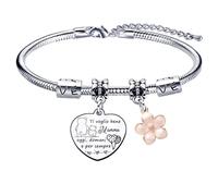 QTZXZX Mamma Regali Bracciale, Regalo per Festa Della Mamma Bracciale Donna,Sei la Mamma Migliore del Mondo ti voglio bene Sempre e per Sempre Regalo di Compleanno Della Mamma