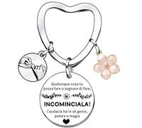 QTZXZX Regalo Amica,Regalo Migliore Amica,Natale Regalo Portachiavi Amicizia,Idee Regalo Amica,Regalo Sorella Amica Collega Donna Colleghe Natale Regalo,Regali Da Fare Alla Sorella