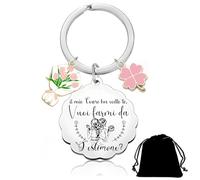 QTZXZX Regalo Testimone Portachiavi Testimone vuoi essere la mia testimone idee regalo per testimone di nozze -Portachiavi Testimone Nozze vuoi essere la mia damigella (3)