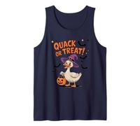 Quack or Treat Funny Goose Geese Duck Halloween Costume Canotta