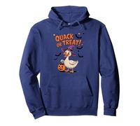 Quack or Treat Funny Goose Geese Duck Halloween Costume Felpa con Cappuccio