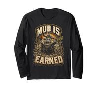 Quad ATV Mud Is Earned Maglia a Manica