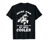 Quad Bike Quad Dad ATV Quad Biker Offroading quattro ruote Maglietta
