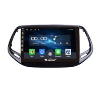 Quad Core 4G+64G Car CarPlay Android Auto 10" IPS Display Navigazione Stereo Schermo tattile Headunit Pad Tablet Radiocamera di retromarcia GPS Lettore multimediale Per Jeep Compass 2017-2018