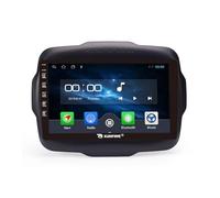 Quad Core 4G+64G Car CarPlay Android Auto 9" IPS Display Navigazione Stereo Schermo tattile Headunit Pad Tablet Radiocamera di retromarcia GPS Lettore multimediale Per Jeep Renegade 2016-2020