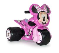 Quad elettrico per bambina Minnie Mouse 6V con pedale acceleratore freno automatico ruote larghe decorazione Disney rosa per bambini da 1 a 3 | INJUSA