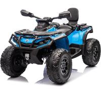 Quad Elettrico per Bambini 24V 2 Posti Can-Am Renegade ATV, 4 Motori, Ruote in Gomma EVA, Sedile in Pelle, Ammortizzatori, Luci LED, USB MP3, Carico 50 kg