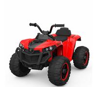 Quad elettrico rosso per bambino 12V retromarcia moto elettrica con luci suoni